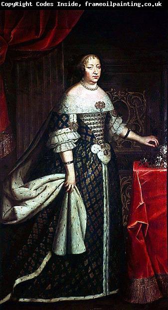 Apres Beaubrun Anne d'Autriche en costume royal